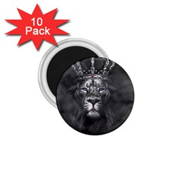 Lion King Of The Jungle Nature 1 75  Magnets (10 Pack)  by Cemarart