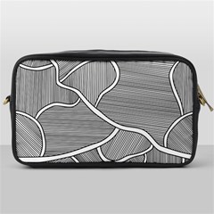 Authentic Aboriginal Art - Farm-lands3 Toiletries Bag (one Side) by hogartharts