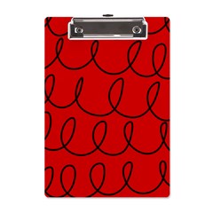 Red Background Wallpaper A5 Acrylic Clipboard