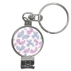 Blob Gradient Blur Scatter Nail Clippers Key Chain by Cemarart