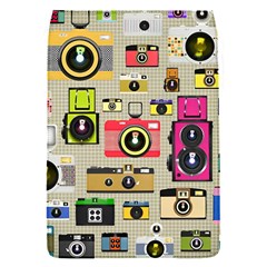 Retro Camera Pattern Graph Removable Flap Cover (s) by Bedest