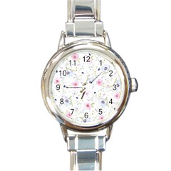 Background-1814372 Round Italian Charm Watch