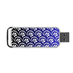 Pattern Floral Flowers Leaves Botanical Portable Usb Flash (two Sides)