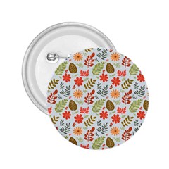 Background Pattern Flowers Design Leaves Autumn Daisy Fall 2 25  Buttons by Maspions