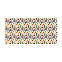 Floral Flowers Leaves Tropical Pattern Yoga Headband by Maspions