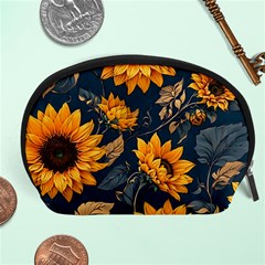 Flowers Pattern Spring Bloom Blossom Rose Nature Flora Floral Plant Accessory Pouch (large)