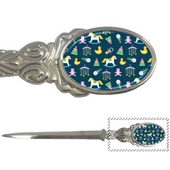 Cute Babies Toys Seamless Pattern Letter Opener by Apen