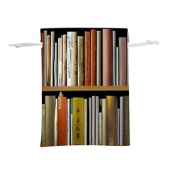 Book Nook Books Bookshelves Comfortable Cozy Literature Library Study Reading Reader Reading Nook Ro Lightweight Drawstring Pouch (l)