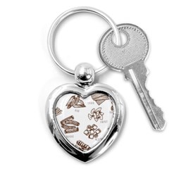 Pasta Mie Spageti Rigatoni Lasagna Key Chain (heart) by Askadina