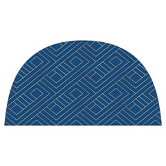 Plaid Background Blue Anti Scalding Pot Cap by Askadina