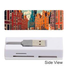 London England Bridge Europe Buildings Architecture Vintage Retro Town City Memory Card Reader (stick)