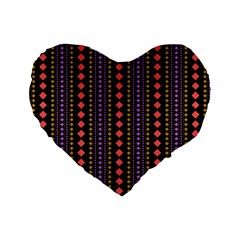 Beautiful Digital Graphic Unique Style Standout Graphic Standard 16  Premium Heart Shape Cushions by Bedest