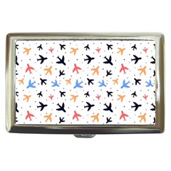 Airplane Pattern Plane Aircraft Fabric Style Simple Seamless Cigarette Money Case by Bedest