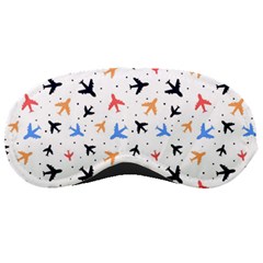 Airplane Pattern Plane Aircraft Fabric Style Simple Seamless Sleep Mask