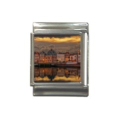 Old Port Of Maasslui Netherlands Italian Charm (13mm)