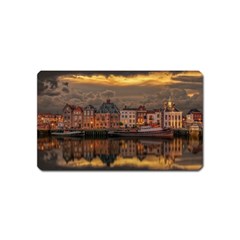 Old Port Of Maasslui Netherlands Magnet (name Card)