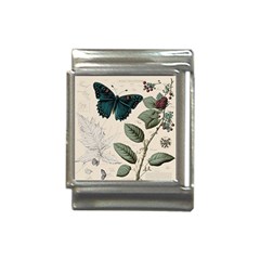 Butterflies Butterfly Botanical Nature Sketch Junk Journal Field Notes Paper Vintage Ephemera Italian Charm (13mm) by Maspions