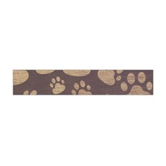 Paws Patterns, Creative, Footprints Patterns Premium Plush Fleece Scarf (mini) by nateshop