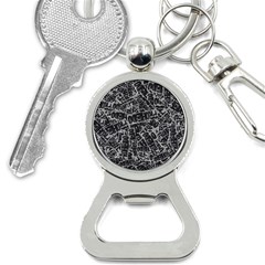 Rebel Life: Typography Black And White Pattern Bottle Opener Key Chain by dflcprintsclothing