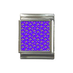 Abstract Background Cross Hashtag Italian Charm (13mm) by Maspions