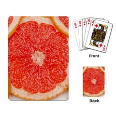 Grapefruit-fruit-background-food Playing Cards Single Design (rectangle)