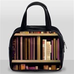 Books Bookshelves Office Fantasy Background Artwork Book Cover Apothecary Book Nook Literature Libra Classic Handbag (Two Sides) Front