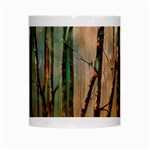 Woodland Woods Forest Trees Nature Outdoors Mist Moon Background Artwork Book White Mug Center