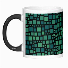 Squares Cubism Geometric Background Morph Mug