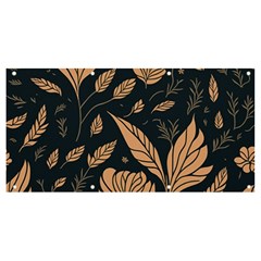 Background Pattern Leaves Texture Banner And Sign 8  X 4 