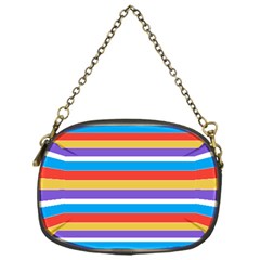 Stripes Pattern Design Lines Chain Purse (one Side)