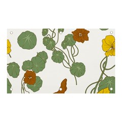 Nasturtium Flowers Plant Leaves Banner And Sign 5  X 3 