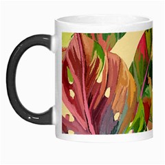 Monstera Colorful Leaves Foliage Morph Mug by Maspions