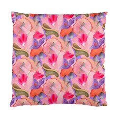 Pink Glowing Flowers Standard Cushion Case (one Side)