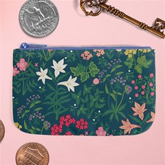 Spring Small Flowers Large Coin Purse