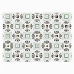 Background Pattern Retro Vintage Large Glasses Cloth (2 Sides)