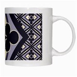 Pattern Design Scrapbooking White Mug Right