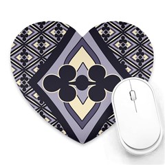 Pattern Design Scrapbooking Heart Mousepad by Maspions