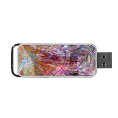 Spring Waves Portable Usb Flash (one Side) by kaleidomarblingart