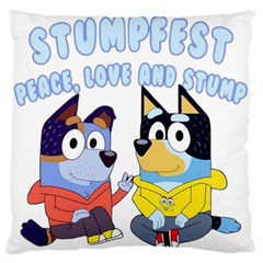 Stumpfest Bluey Standard Premium Plush Fleece Cushion Case (one Side)