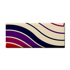 Angles Design Pattern Retro Hand Towel