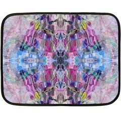 Abstract Kaleidoscope Fleece Blanket (mini) by kaleidomarblingart