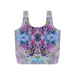 Abstract kaleidoscope Full Print Recycle Bag (S) Back