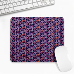 Trippy Cool Pattern Large Mousepad by designsbymallika