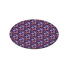 Trippy Cool Pattern Sticker (oval) by designsbymallika