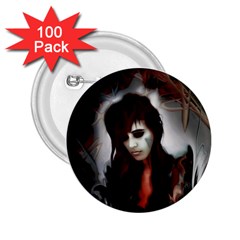 Melancholy Autumn 2 25  Buttons (100 Pack)  by MRNStudios