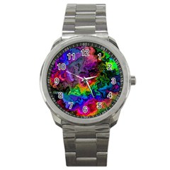 Pride Marble Sport Metal Watch by MRNStudios