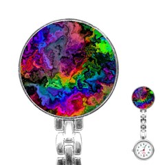 Pride Marble Stainless Steel Nurses Watch by MRNStudios