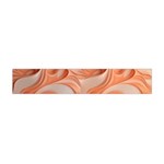 Peach Fuzz Elegant Print Abstract Design Premium Plush Fleece Scarf (Mini) Back