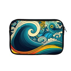 Waves Ocean Sea Abstract Whimsical Abstract Art 3 Apple Macbook Pro 13  Zipper Case by Ndabl3x