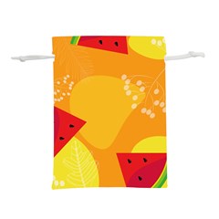 Watermelon Flower Lightweight Drawstring Pouch (l)